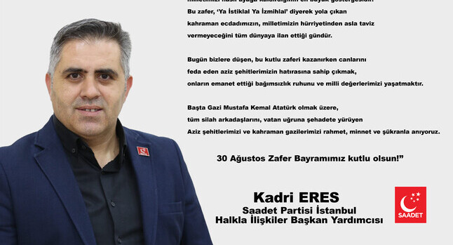 30 AĞUSTOS ZAFER BAYRAMIMIZ KUTLU OLSUN!